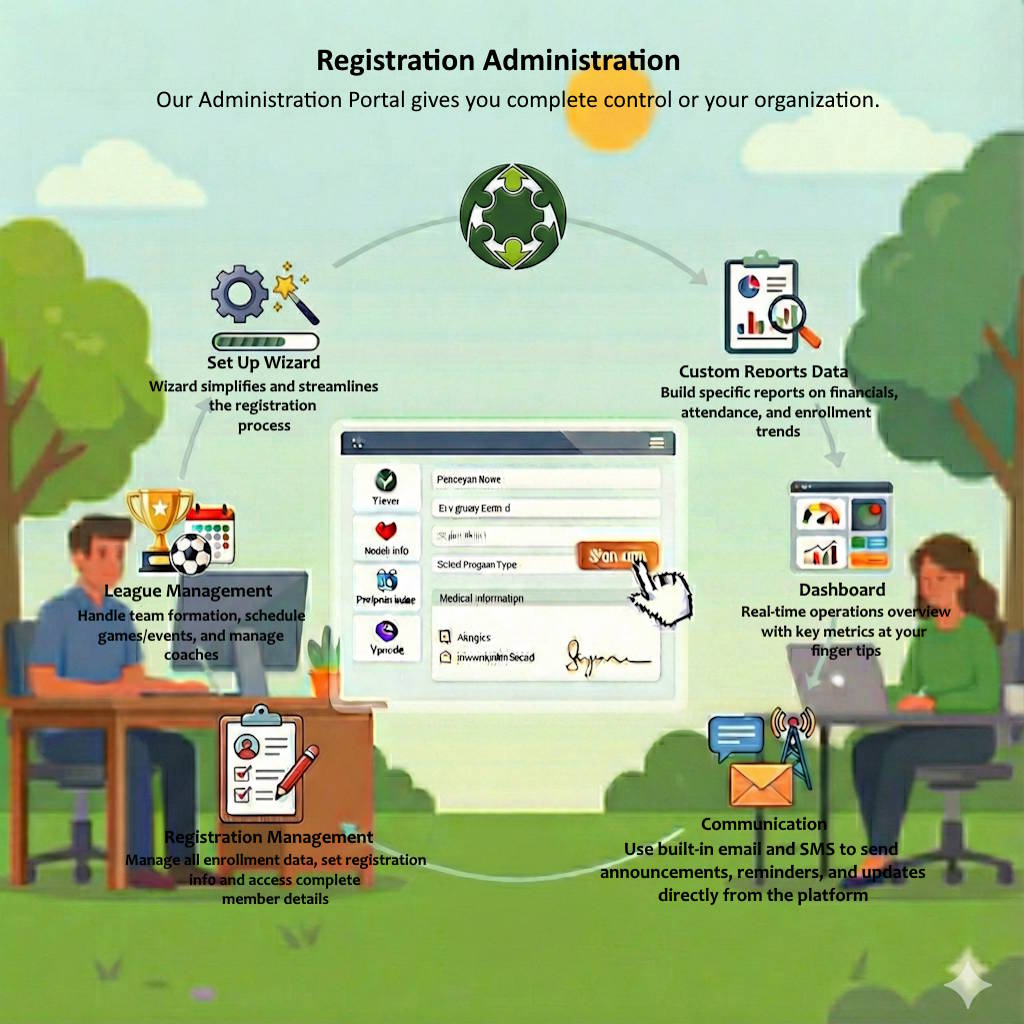 Admin information content