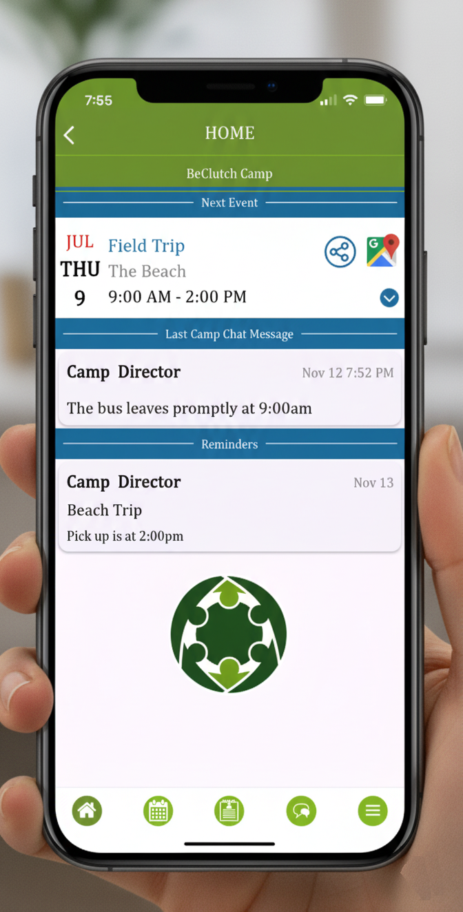BeClutch Mobile App Screenshot